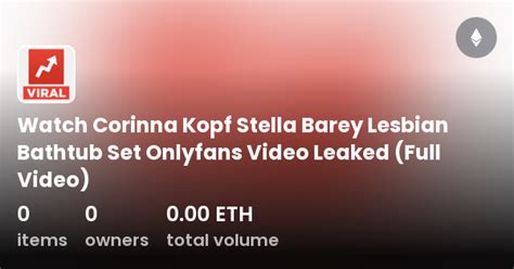 stella barey corinna kopf nudes|Corinna Kopf Stella Barey Nude Bath Lesbian Onlyfans Set Leaked